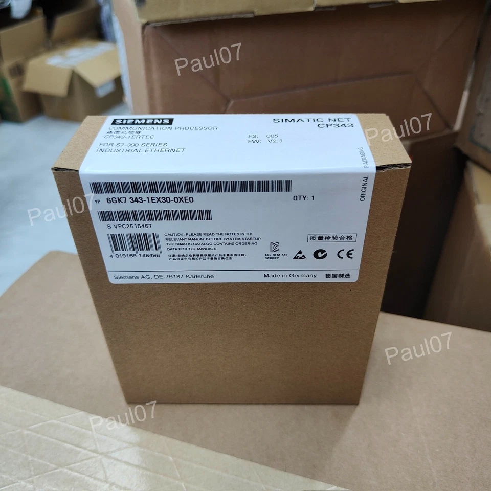 New Siemens 6GK7 343-1EX30-0XE0 Communications processor 6GK7343-1EX30-0XE0