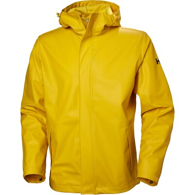 Helly Hansen Regenmantel Moss gelb Gr M Jacke Rain Jacket Unisex Friesennerz top