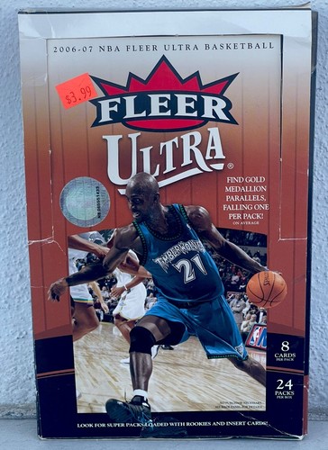 2006-07 Fleer Ultra NBA Baloncesto Hobby Pack 8 Tarjetas LEBRON JAMES TINTA FRESCA EMBALAJE ORIGINAL - Imagen 3 de 22