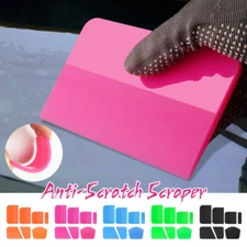 1set Car Squeegee for Vinyl Soft Silicone Rubber Scraper Anti-Scratch Wrap Tools