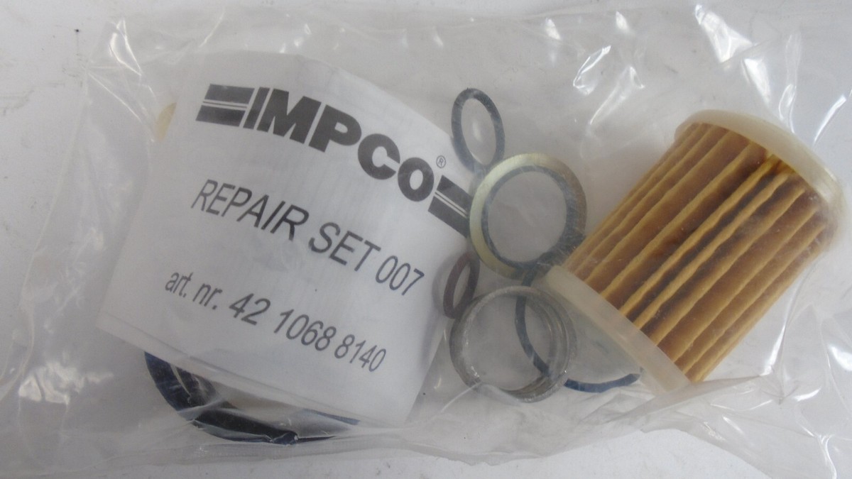 IMPCO Repair Kit 007 LP Fuel Filter 42106-88140 IE-101430 IMPCO Repair Kit 007 LP Fuel Filter 42106-88140 IE-101430