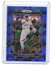 2023 Panini Prizm - Blue Ice Prizm #111 Ryne Sandberg