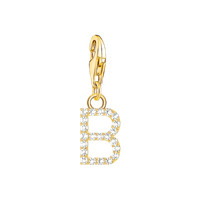 Thomas Sabo Charm-AnhäNger Buchstabe A Vergoldet 1964-414-14