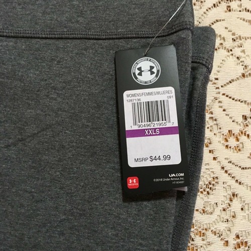 Under Armour Womens Size XXLS Short Leggings Gary - Picture 7 of 7