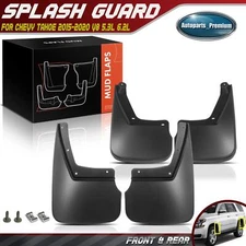 4pcs Mud Flaps Mud Splash Guards for Chevrolet Tahoe 2015-2020 SUV Front & Rear