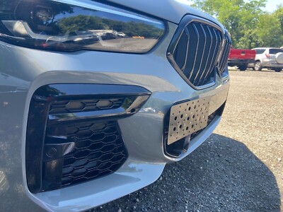 Front Bumper Tow Hook License Plate Mount Bracket Kit For BMW X6 2020-2026 New