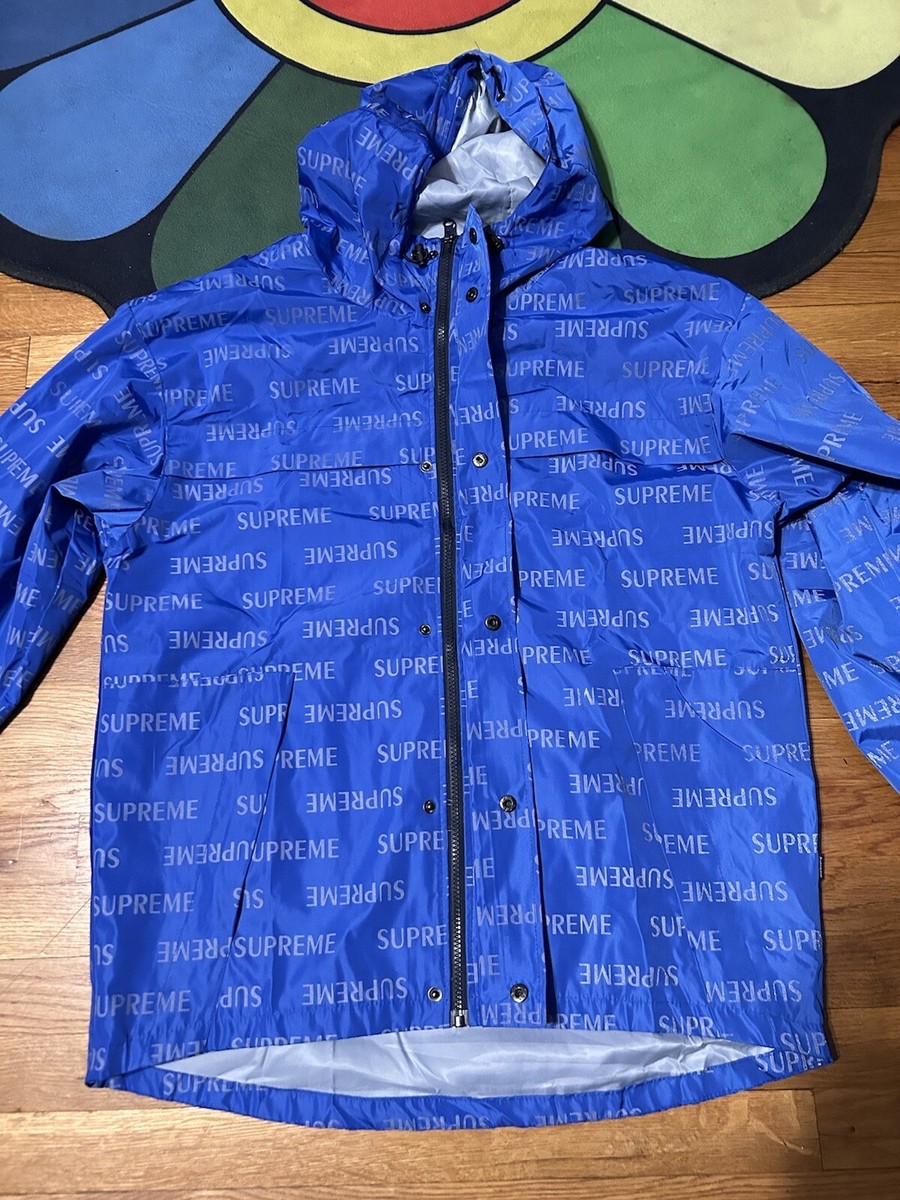 Authentic Supreme 3M Reflective Repeat Taped Seam Jacket Authentic Supreme 3M Reflective Repeat Taped Seam Jacket