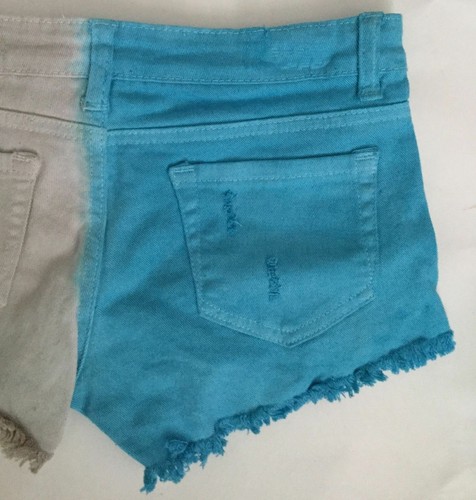 NUEVOS Pantalones Cortos de Bolsillo Súper Suaves Juniors Azul y Gris Combo de 5 Bolsillos (Talla 9) - Imagen 6 de 12