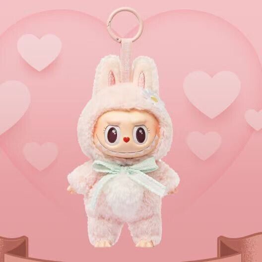 POPMART Mokoko Close To Sweet Vinyl Plush Doll Pendant PINK POPMART Mokoko Close To Sweet Vinyl Plush Doll Pendant PINK