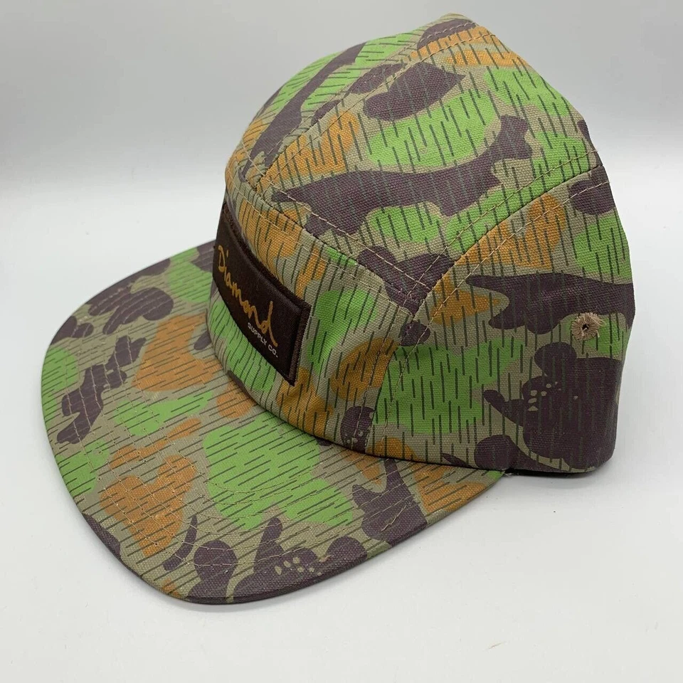 Diamond Supply Co. Gorra de camuflaje con tirantes para hombre Foto 2 de 4