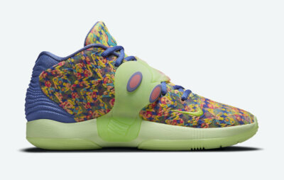 Nike Kevin Durant KD 14 Ron English Lapis Pink Multicolor DO6903