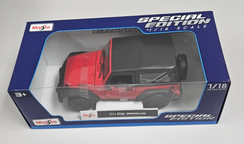 Maisto 2014 Jeep Wrangler Willys Special Edition Diecast Boxed 1