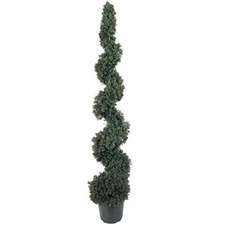 Nearly Natural 5166 5-foot Indoor/outdoor Cedar Spiral Silk Tree