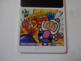 BOMBERMAN 93 NEC PC-Engine Hu-Card HUDSON HC-92061 1992 w/Manual NTSC-J Japan