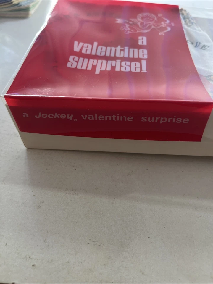 Jockey Boxer Shorts 40 Valentines Day Mechanical Wind Up heartbeat novelty Vtg - Image 2 of 4