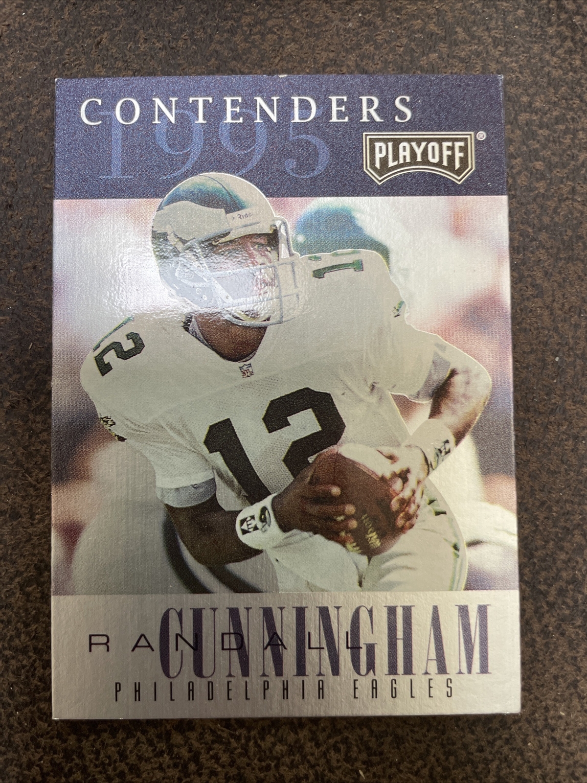 1995 Playoff Contender Football Card #104 Randall Cunningham