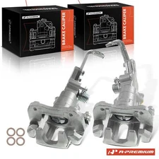 A-Premium Rear LH & RH Disc Brake Caliper w/ Bracket for Honda Accord 1991-1997