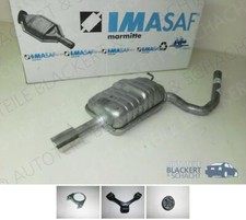 IMASAF ESD Auspuff Endtopf+Anbauteile für Audi A4 + Avant 2.0 (B6/B7) 96KW 2000-