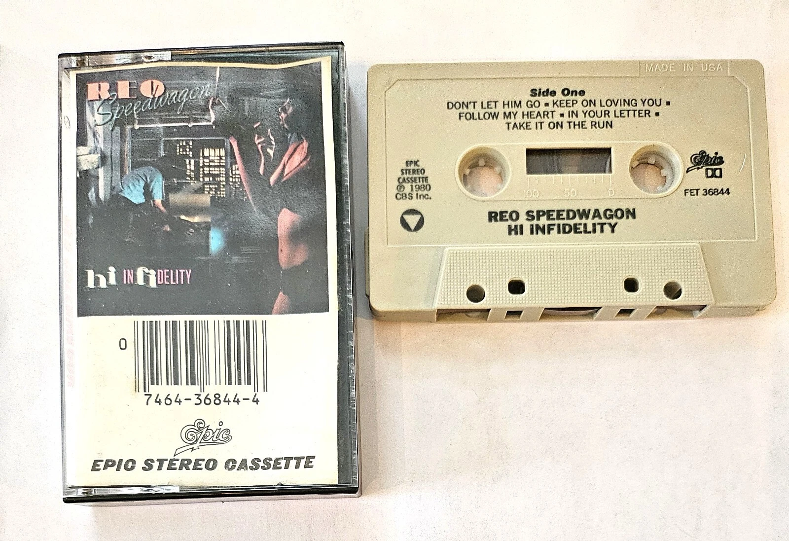 Hi Infidelity by REO Speedwagon (Cassette, Nov-2000, Epic) VERY GOOD 1221 - Picture 1 of 2