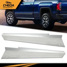 Fit For 2014-18 Chevy Silverado GMC Sierra Extended Cab Outer Rocker Panel Pair
