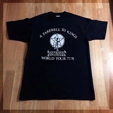 Rare Rush A Farewell To Kings World Tour  T-shirt S-234XL A417