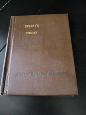 Antique Bryant's Poems 1918 Thanatopsis, Sella, & other Poems  Wm Cullen Bryant