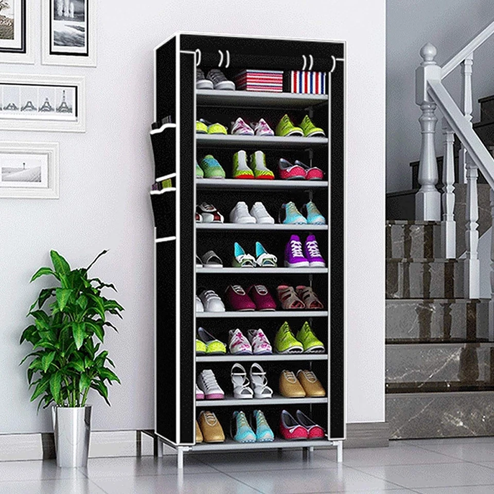 10 Schicht Schuhschrank Schuhablage 4 farben Schuhständer Vliesstoff Schuhregal - Bild 4 von 4
