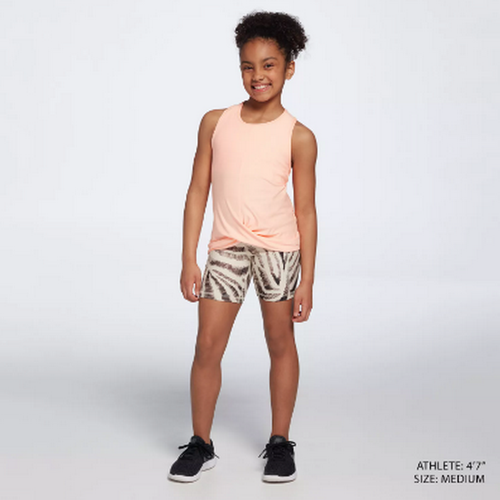 new DSG girl's BIKE SHORTS sz M (8-10years) Compression Zebra Print Biker Tights - Picture 6 of 10