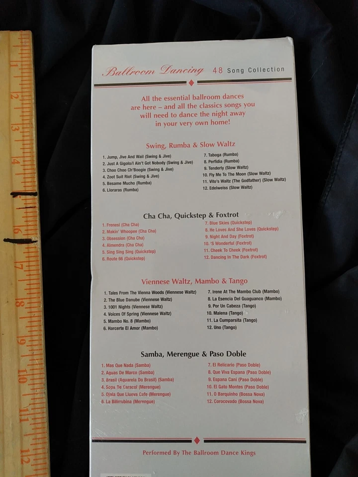 Ballroom Dancing 4 CD SET LONG BOX Brand New Sealed SWING FOXTROT MERENGUE MORE - Image 2 of 4