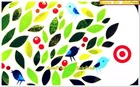 TARGET 2013 USA SUMMER SALE BLUE BIRDS GREEN LEAF #689198 COLLECTIBLE GIFT CARD