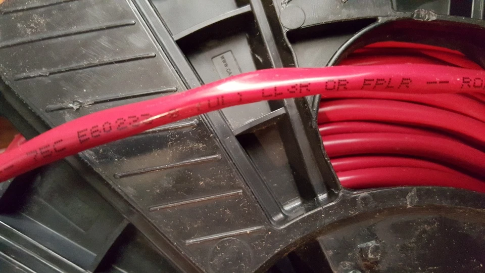 Carol E2542S 12/2C Solid Shielded Riser Red Alarm Cable Wire FPLR/CL3R /50ft - Image 4 of 4