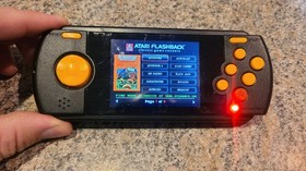 Atari Flashback Portable Black Handheld Console 70 Built in Games No Charger (C8