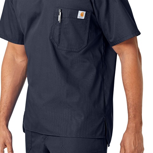 New with Tags Carhartt Men's Solid Ripstop Utility Scrub Top C15108 - Picture 20 of 24
