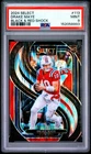 2024 Panini Select Drake Maye Black & Red Shock Prizm Rookie #113 PSA 9 Mint