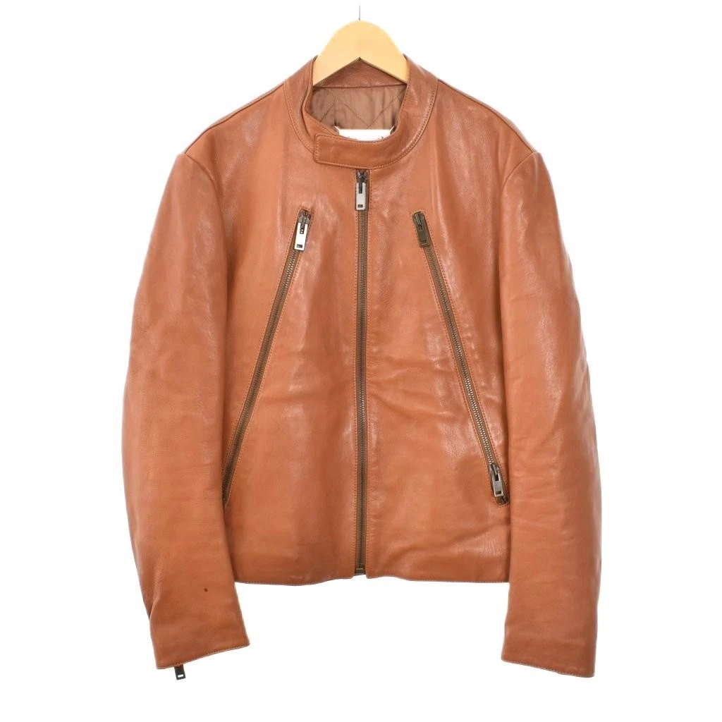 Maison Margiela Coats, Jackets & Vests Leather Outer Shell for Men