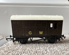 Hornby R123 GW GWR Brown Horsebox Wagon 505