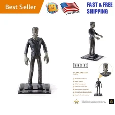 Multicolored Bendyfigs Frankenstein - Unique Universal Monsters Collectible