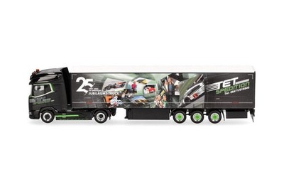 HERPA,DAF XG 4x2 with 3-axle trailer TET 25th anniversary, 1/87