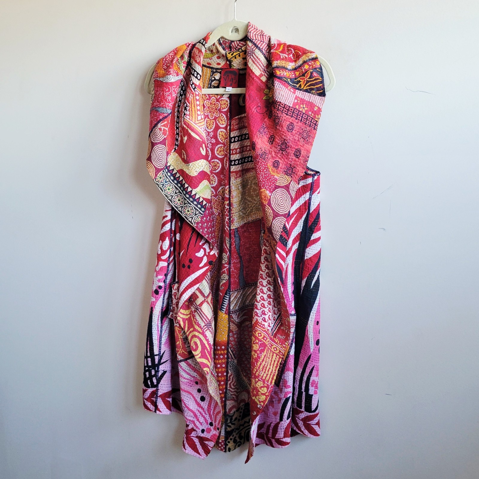 Mieko Mintz Kantha Patchwork Reversible Cotton Wo… - image 6