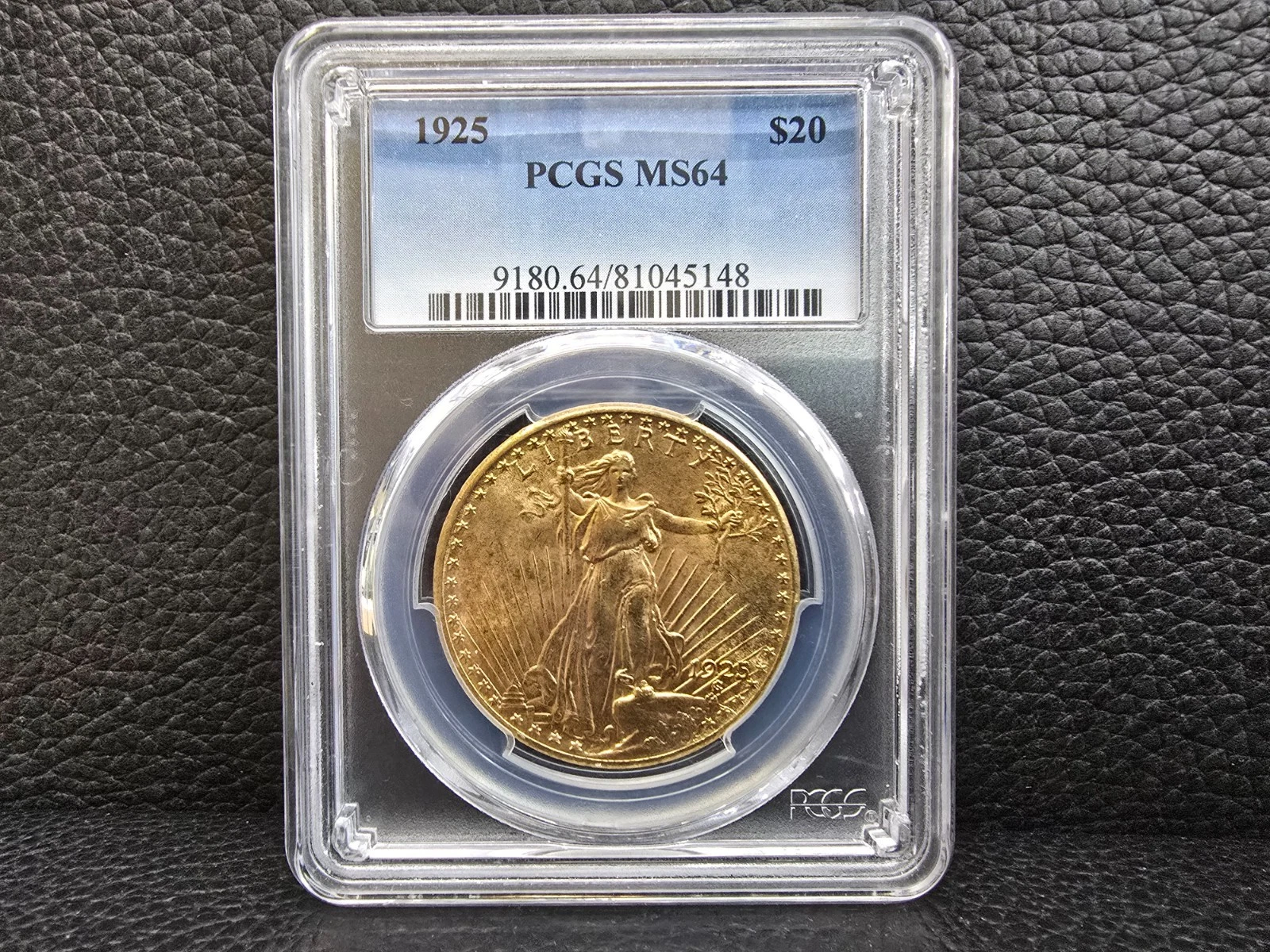 1925 St Gaudens Gold Double Eagle $20 PCGS MS 64