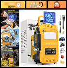 Portable Tire Inflator Air Compressor 160PSI Cordless Pump with Dual Digital Scr
