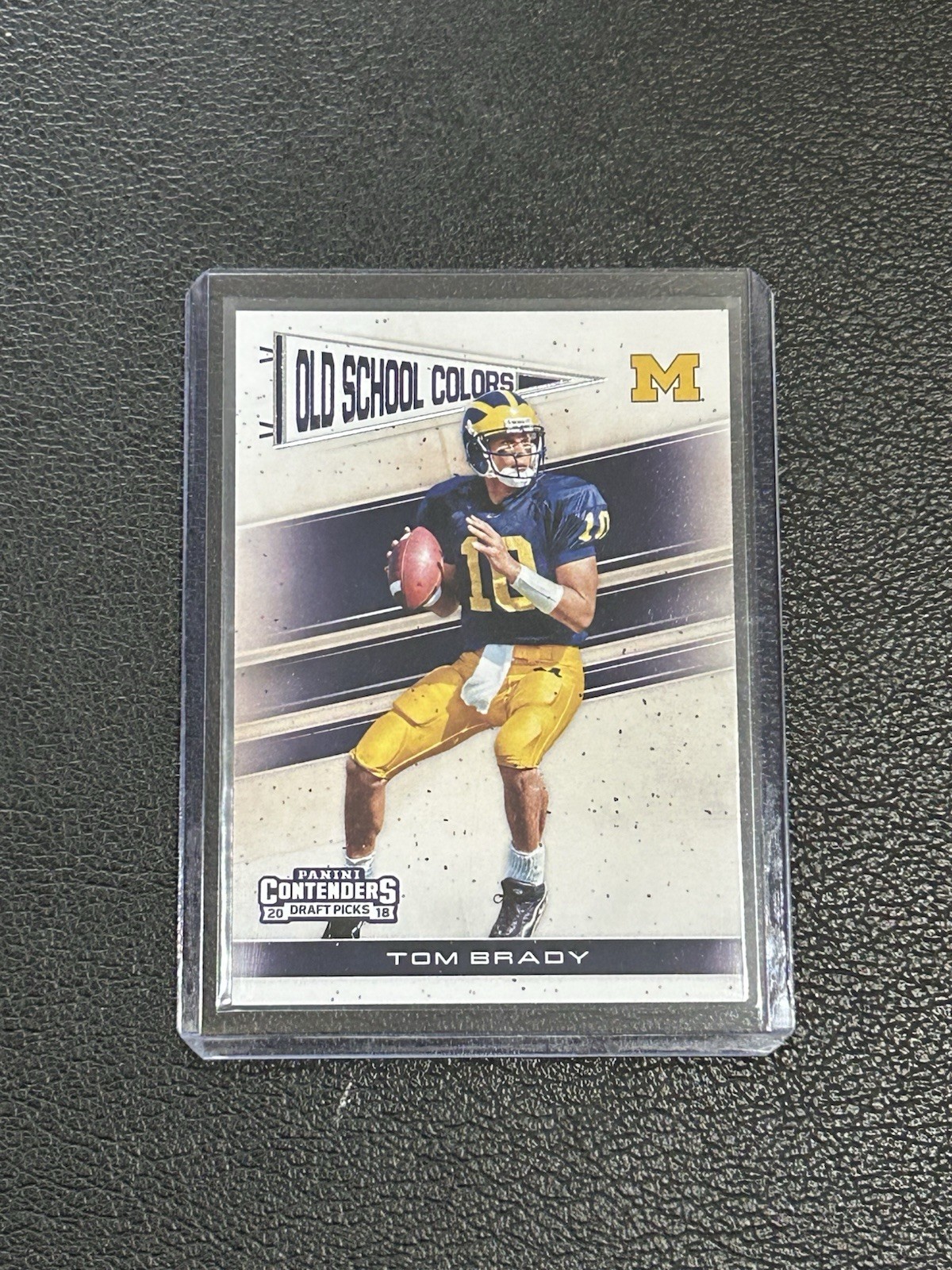 2018 Panini Contenders Draft Picks - Old School Colors Tom Brady #20 A3
