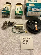 New Filko Ignition Points Condenser (OLD STYLE)Rotor 1957-1974 Chevy & ALL GM V8