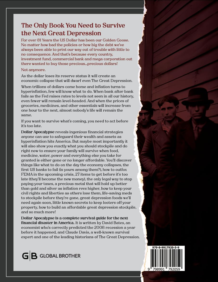 Dollar Apocalypse: Survival Guide for the Next Great Depression | eBay