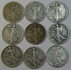 silver walking liberty half dollar roll