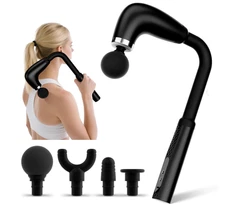 9-Speed Massage Gun Upgraded Extended Handle, Back Massager Deep Pain Relief