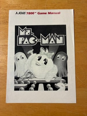 Atari 7800 Manual Ms. Pac-Man