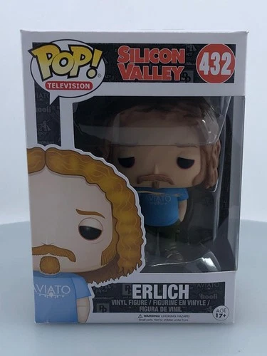 Funko POP! Television Silicon Valley Erlich Bachman #432 Vinyl Figure DAMAGED