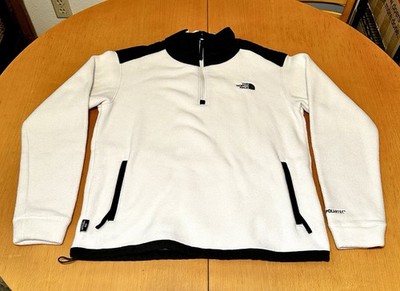 The North Face Alpine Polartec 200 Quarter Zip Fleece Jacket Women s Small White