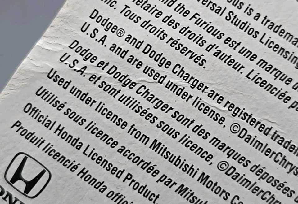 Revell The Fast and the Furious 1:64 Die Cast D2 Honda Civic Issue #102 *READ* - Image 4 of 4